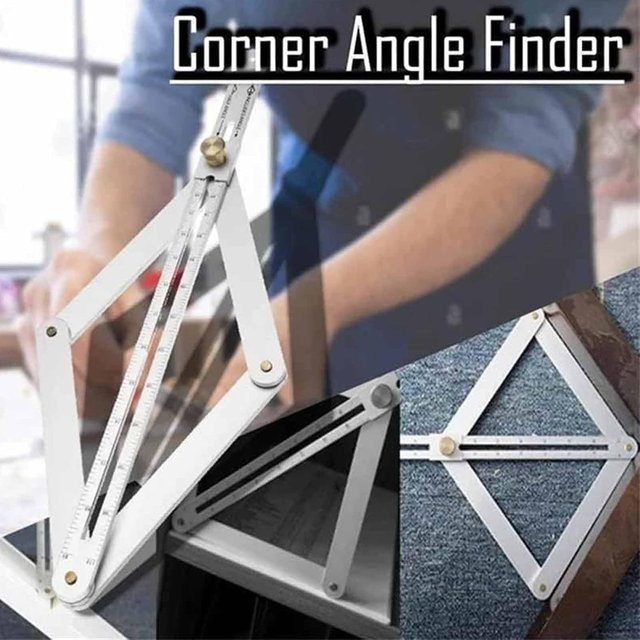 Etmakit Winkelmesser aus silberner Aluminiumlegierung für die Holzbearbeitung - Bild 1