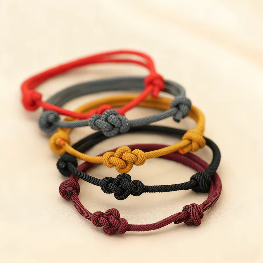 Noter Armband, Milan-Seil-Armband, geflochtenes Lucky-Knot-Armband, Unisex, verstellbar - Bild 2