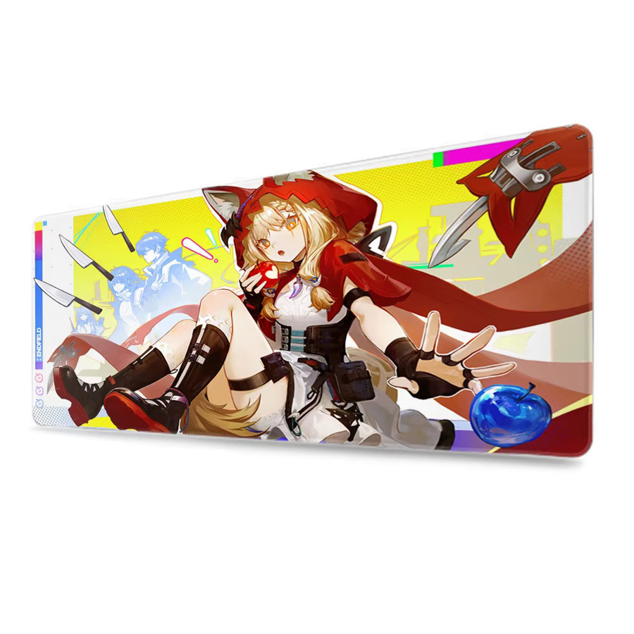 HYBXAXC Arknights Endfield Mauspad mit Anime Girl Rossi Design, XL Gaming Schreibtischunterlage, Multicolour - Bild 6
