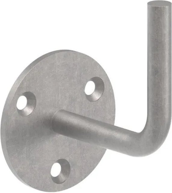FeNau Handlaufhalter Ronde aus Edelstahl in Silber zum Anschweißen, Bügel Ø 12 mm, 70 x 4 mm - Bild 1