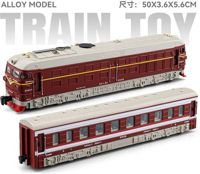 Linyi toy car Hochgeschwindigkeitszug Waggon Modell, Metall, mit Sprühgeräusch und Licht, ab 18 Jahren - Bild 1