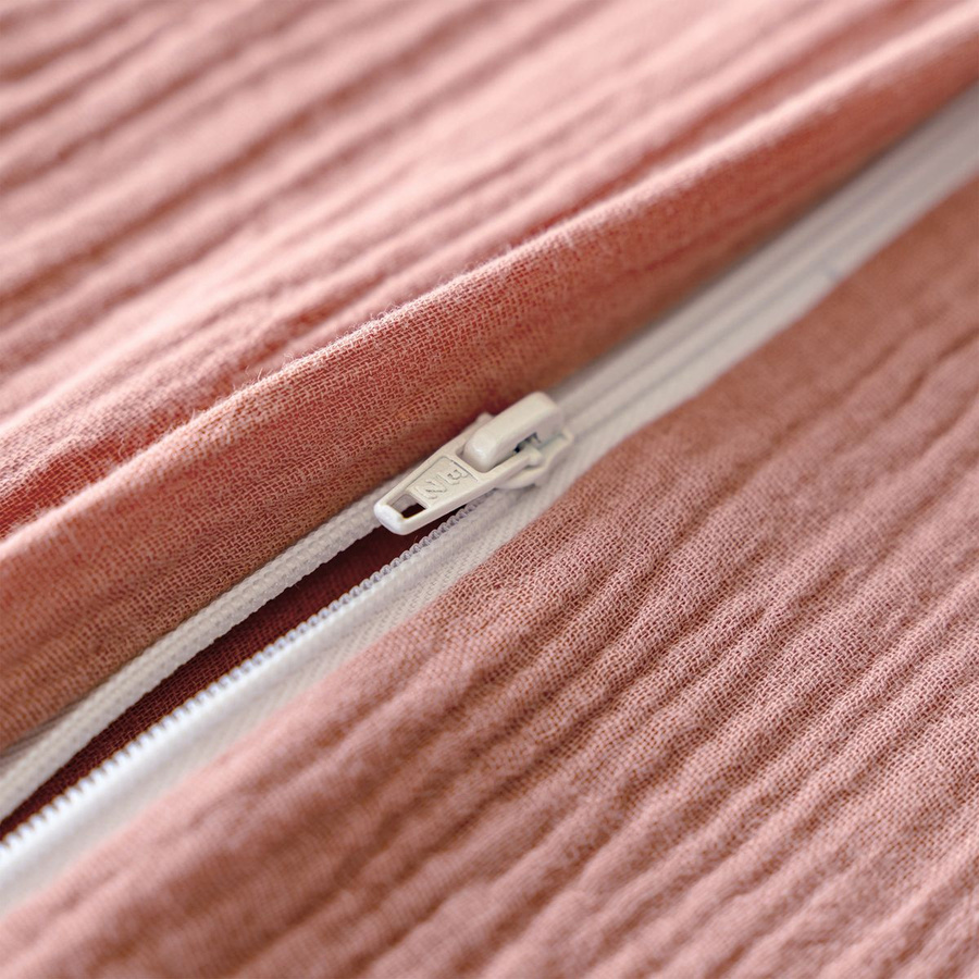 Julius Zöllner Sommerschlafsack aus Musselin in Dusty Rose, Größe 74 - Bild 2