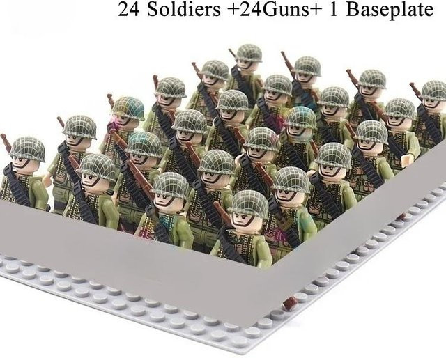 Soldaten Actionfiguren, 24-teiliges Set, ab 14 Jahren - Bild 1