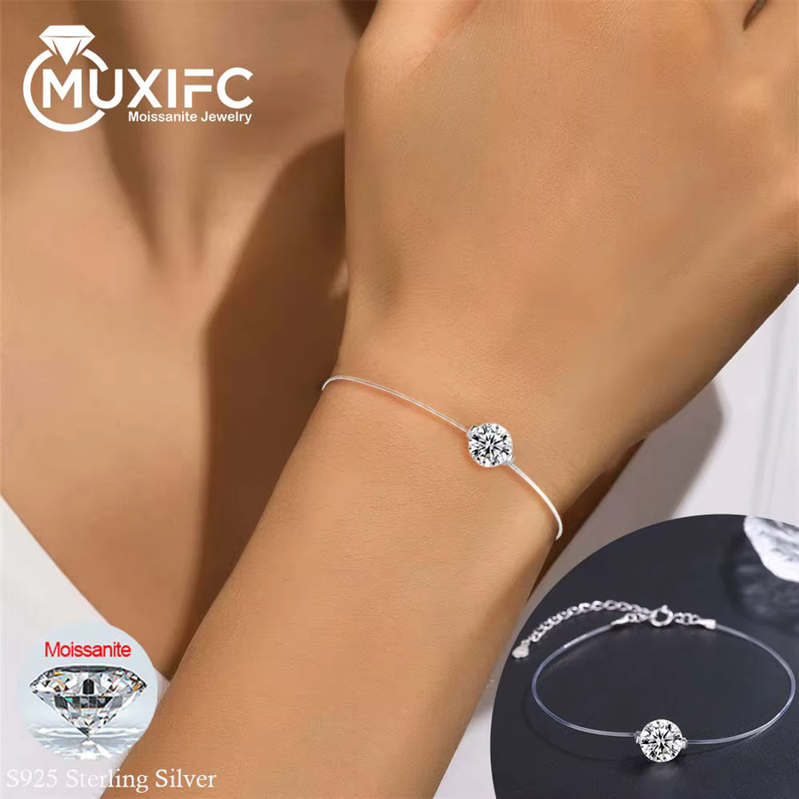MUXIFC Armband, 925 Silber, Moissanit, Brillant, Damen - Bild 3
