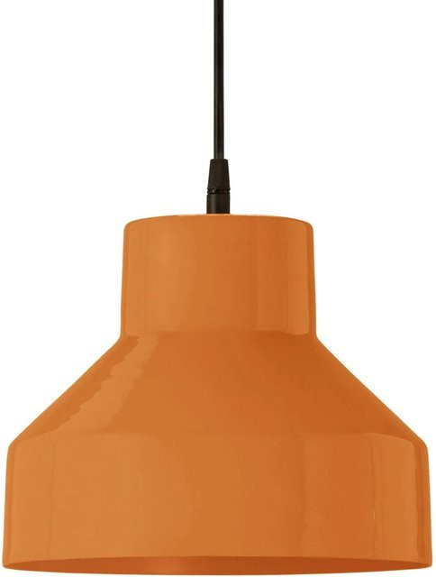 PR Home Solo Pendelleuchte in Orange und Schwarz mit E27 Fassung und modernem Design - Bild 1