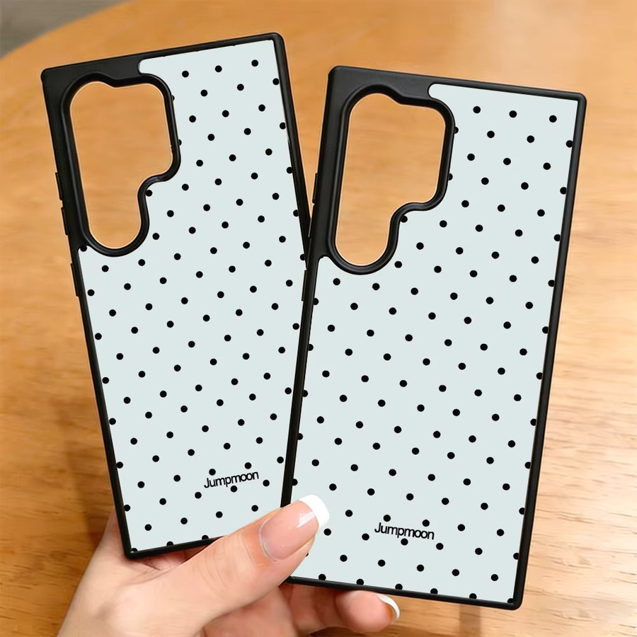 Samsung Handyhülle mit Polka Dots Design und Lanyard für Galaxy A16 A56 5G A17 A55 A54 A36 A07 A26 S25 S26 Ultra S24 FE S23 im Koreanischen Stil - Bild 3
