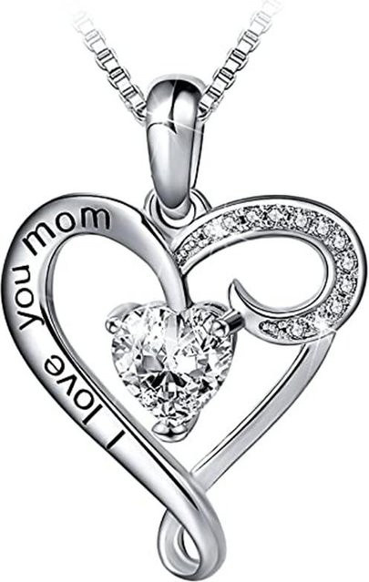 YIRAN Jewelry Halskette, Silber, Perle, Zirkonia, Damen, 45cm - Bild 1
