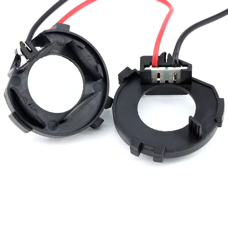 APMATAUTO H7 LED Scheinwerfer Birne Adapter Set, 2 Stück, Farbe: Schwarz, Halter Sockel Basis für Golf Jetta MK7 MK6 Scirocco Touran Sharan und Mercedes-Benz - Bild 5