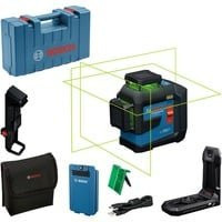 Bosch Professional Linienlaser GLL 80-33 G Green mit Akku und USB-C-Kabel im Koffer - Bild 1