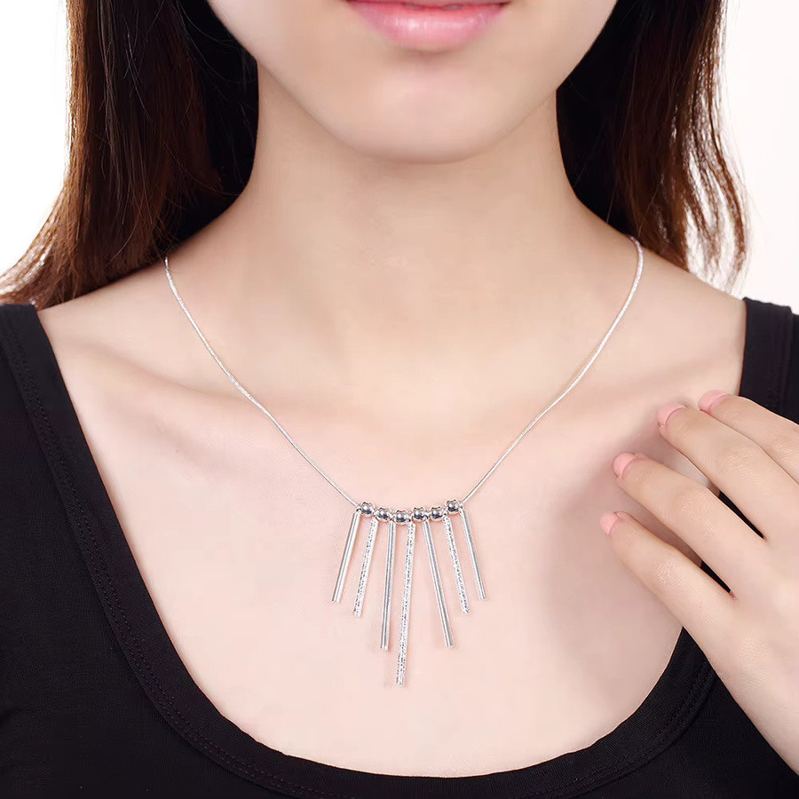 Schmuckset 925 Silber, Ohrringe, Halskette, Damen - Bild 3