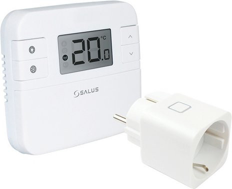 Vitalheizung Raumthermostat für Infrarotheizung, weiß, mit App-Steuerung und WiFi, B/H/T: 9,8 x 3 x 9,8 cm - Bild 1