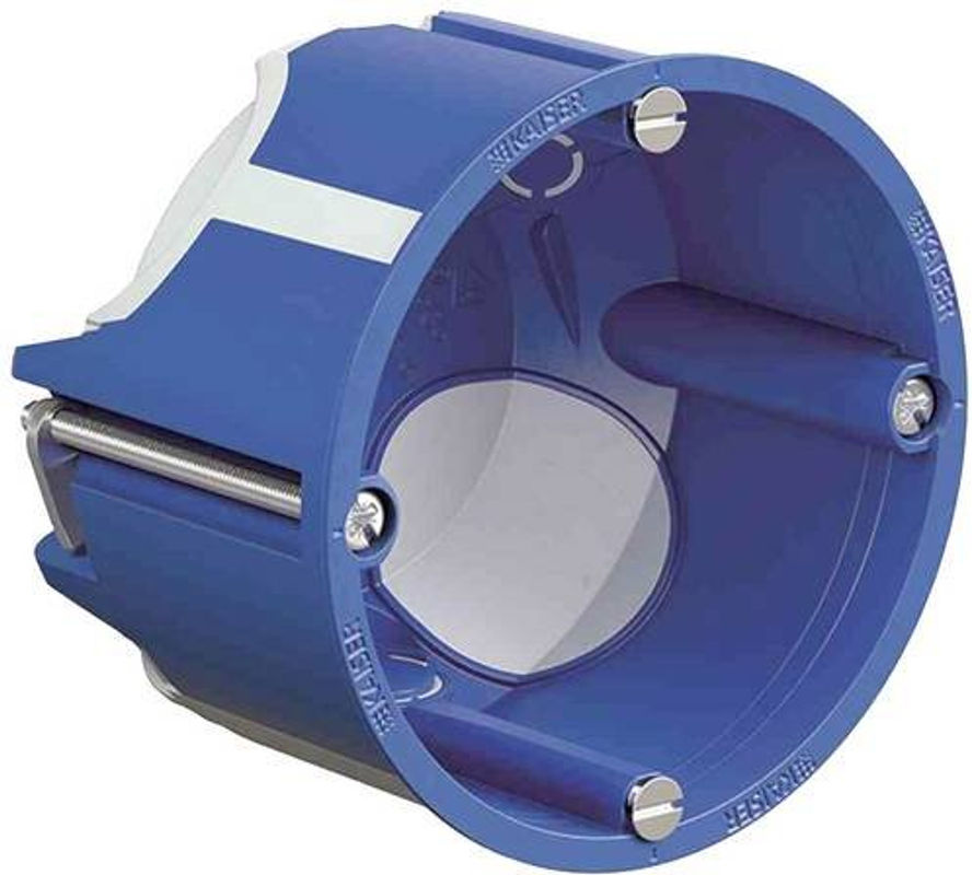 Kaiser Schallschutzdose für Hohlwände 68mm Blau 9069-03 - Bild 2