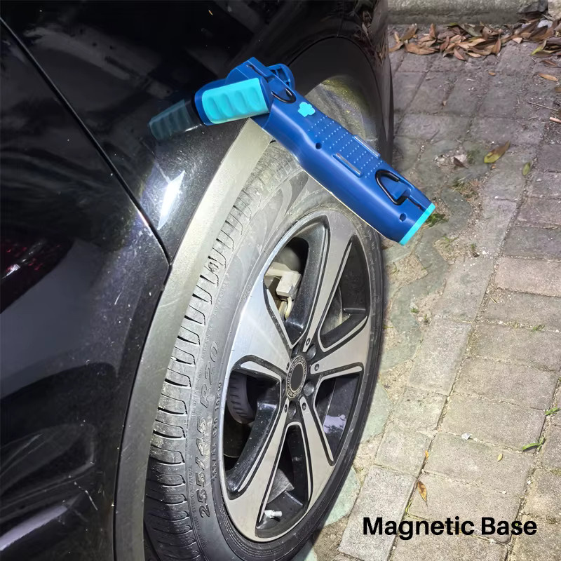 Magnetische LED-Arbeitsleuchte Typ-C wiederaufladbar, blaues COB-Flutlicht für Werkstatt und Autoreparatur - Bild 4