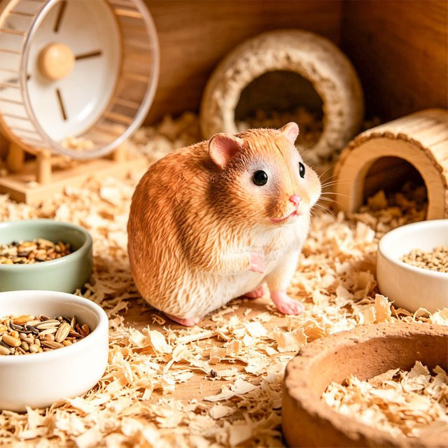Oenux Hamster-Tierfigur, Fennec-Fuchs-Kreatur, Einzelfigur - Bild 1