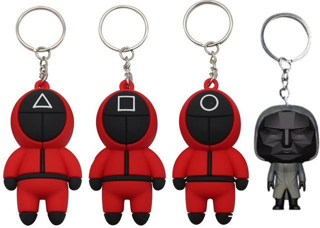 TUYUE Schlüsselanhänger, Tintenfisch, Charms, Unisex - Bild 1
