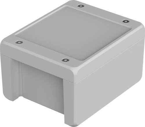 Bopla Bocube Industrie-Gehäuse aus Aluminium in Lichtgrau RAL 7035 B/T/H: 159 x 128 x 90 mm - Bild 1