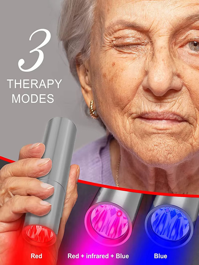 vilnason Rotlichttherapie-Stabgerät, 5 Wellenlängen, Unisex - Bild 4