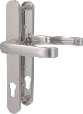 ALPERTEC Schmalrahmengarnitur in Silber Magnesium Brushed für Holz-, Metall- und Kunststofftüren - Bild 1