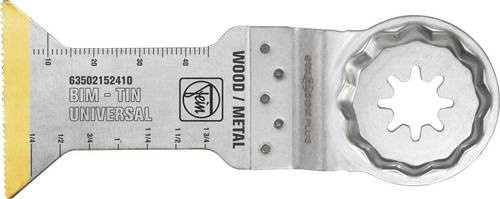 Fein Bimetall Sägeblatt Set für Stichsägen zur Bearbeitung von Metall, Holz und Kunststoff, 50 Stück, Silber - Bild 1