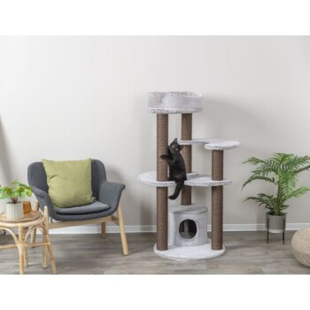 Trixie Kratzbaum Afonso in Braun mit Höhle und Sisal-Elementen - Bild 2