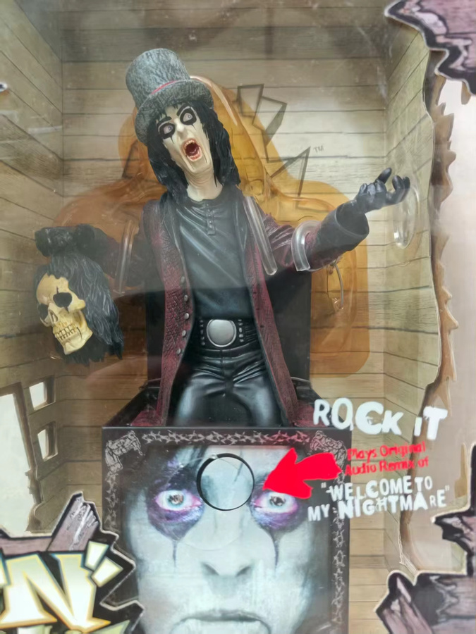 Art Asylum Alice Cooper Jack In The Box Welcome To My Nightmare Actionfigur, Musikbox - Bild 3