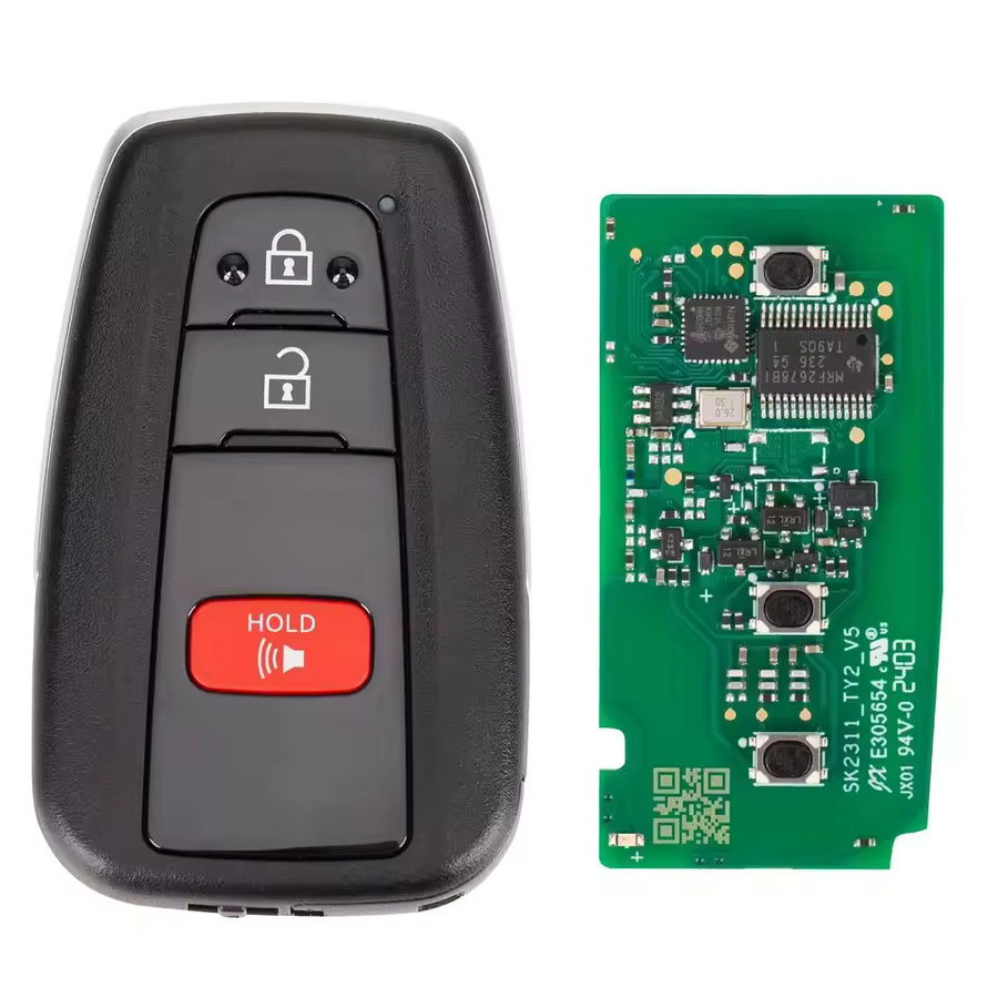 Autel IKEYTY8A4AL Universeller Smart-Fernschlüssel für Toyota mit 8A Chip in Schwarz, kompatibel mit KM100, IM508 und IM608 - Bild 2