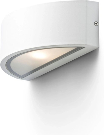Rendl Außenleuchte Lesa in Weiß aus Aluminiumdruckguss mit 26 W und IP54 Schutzklasse