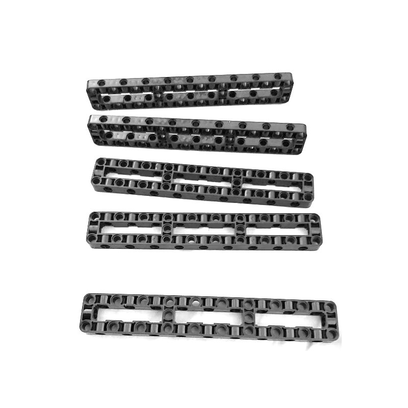 wishiot Bausteine, technischer modifizierter Rahmen, 10-teiliges Set, schwarz - Bild 2