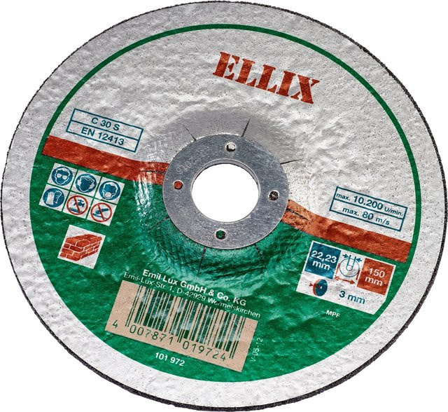 ELLIX Diamant-Trennscheibe für Stein Ø 150 mm, Multicolour - Bild 1