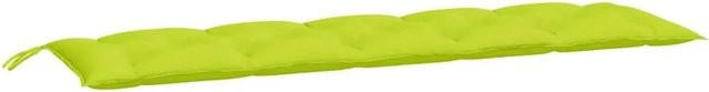 vidaXL Gartenbank-Auflagen 2er-Set Hellgrün aus wasserabweisendem Oxford-Gewebe B/T/H: 180 x 50 x 7 cm - Bild 1