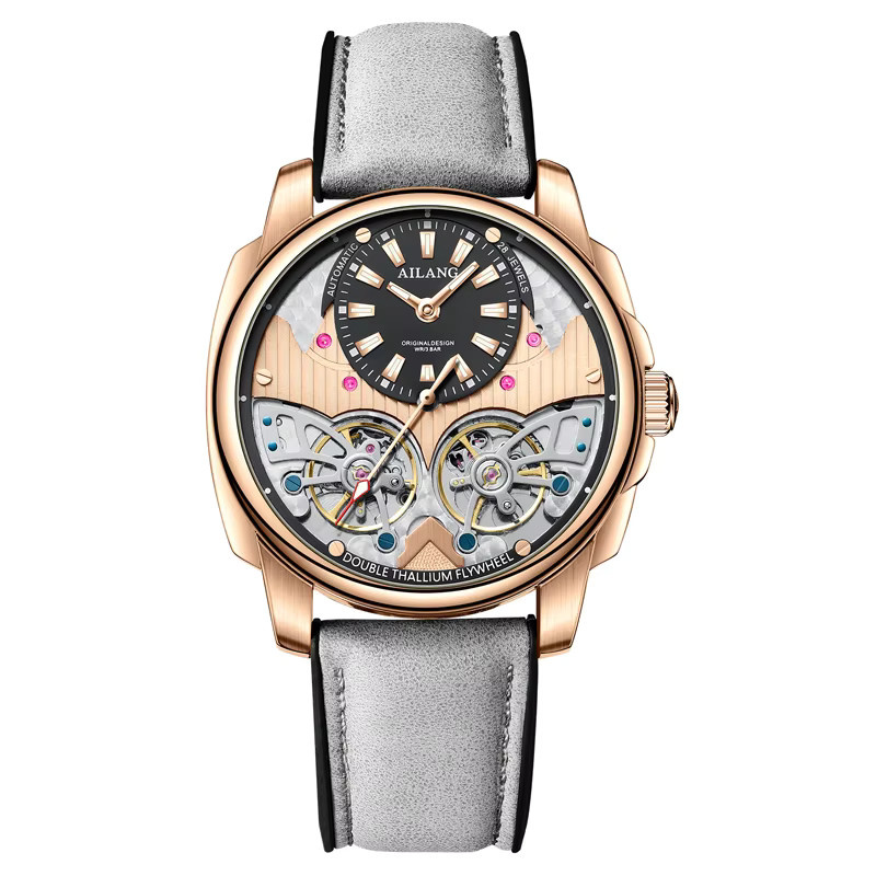 AILANG Armbanduhr, Automatik, Tourbillon, Leder, Herren - Bild 2