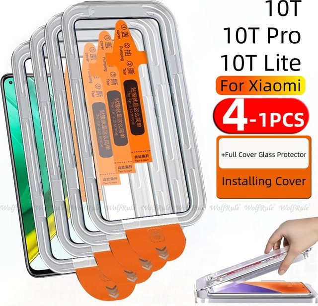 Gehärtetes Schutzglas für Xiaomi 10T Pro und Xiaomi 10T Lite, transparent, 9H HD Screen Protector - Bild 1