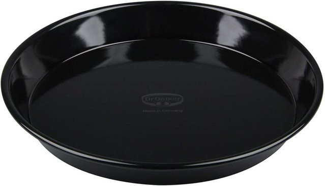 Dr. Oetker Pizzablech Tradition Emaille Schwarz Ø 20 cm - Bild 1