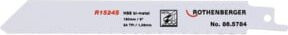 Rothenberger Universal-Sägeblatt für Metall, Farbe: Silber, B: 150 mm, H: 20 mm, T: 0,9 mm - Bild 1