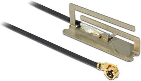 Delock 86389 Dual-Band WLAN Antenne 2.4 GHz in Silber - Bild 1