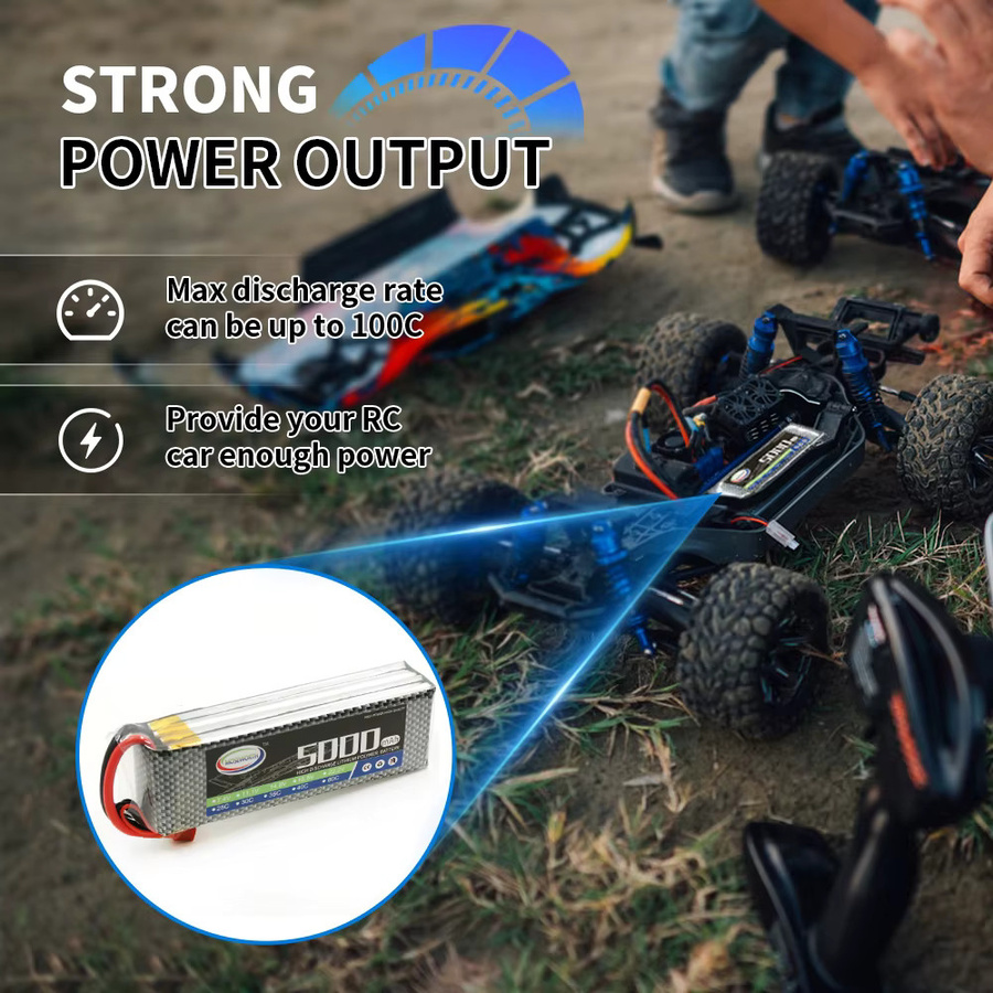 MOSEWORTH RC Lipo Batterie, Zubehör, Schwarz - Bild 5