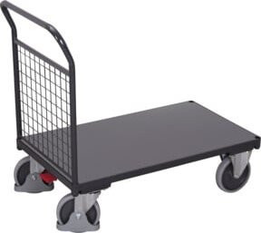 Cordes Stirnwandwagen mit Draht in Anthrazit RAL 7016, B/T/H: 97,5 x 97,5 x 50,0 cm - Bild 1