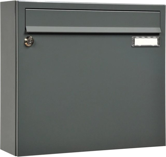 MEFA Briefkasten Sonate in Grau, B/T/H: 33 x 37 x 10,8 cm - Bild 1