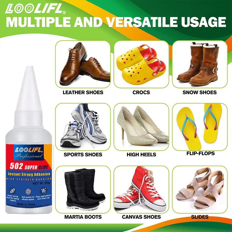 LOOLIFL Starker Schuhreparaturkleber für Sohlen und Stiefel, wasserdicht und vielseitig einsetzbar, 20 ml - Bild 6