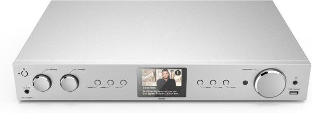 Hama HiFi-Tuner DIT2105SBTX mit DAB+, Internetradio, Bluetooth RX & TX und App in Silber - Bild 1
