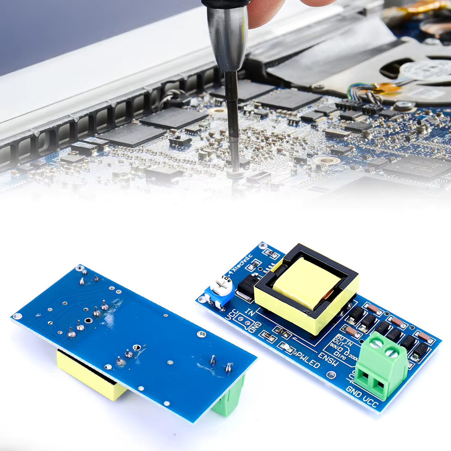 ALLOET Hochspannungs-Aufwärtswandler-Modul 5V-12V auf 300V-1200V DC-DC Boost-Stromversorgungsmodul in Blau mit einstellbarer Leistung - Bild 2