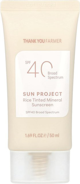 Thank You Farmer Sun Project Mineralischer Sonnenschutz mit Reis, LSF 40, 50 ml - Bild 1
