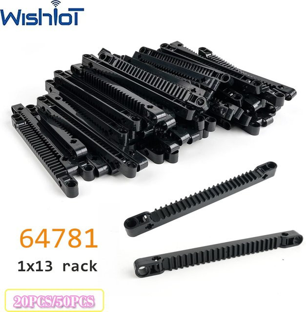 wishiot Technik-Bausteine Rack-Baugruppe, Zubehör, Schwarz - Bild 1
