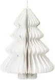 EVERLANDS Weihnachtsbaum Dekorationsfigur in Weiß, Durchmesser: 15 cm, Höhe: 20 cm - Bild 1