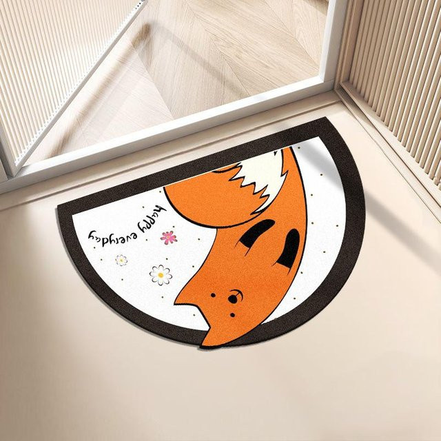 Yiran Furniture Kieselgur Badezimmer Matte mit Cartoon-Motiv, schnelltrocknend und rutschfest, B/T: 60 x 40 cm - Bild 1