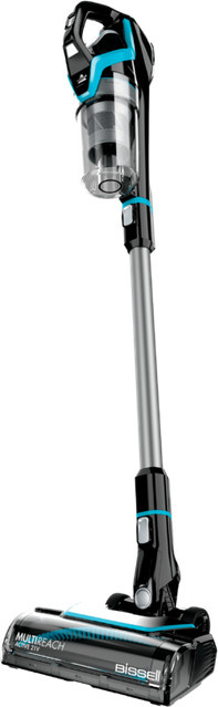 Bissell MultiReach Active 21V Akku-Stielsauger schwarz/silber, beutellos mit waschbarem Filter und Anti-Tangle-Roller - Bild 1
