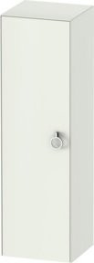 Duravit Halbhochschrank White Tulip in Weiß Matt mit Glastür und Glasfachböden, B/T/H: 40 x 36 x 132 cm - Bild 1