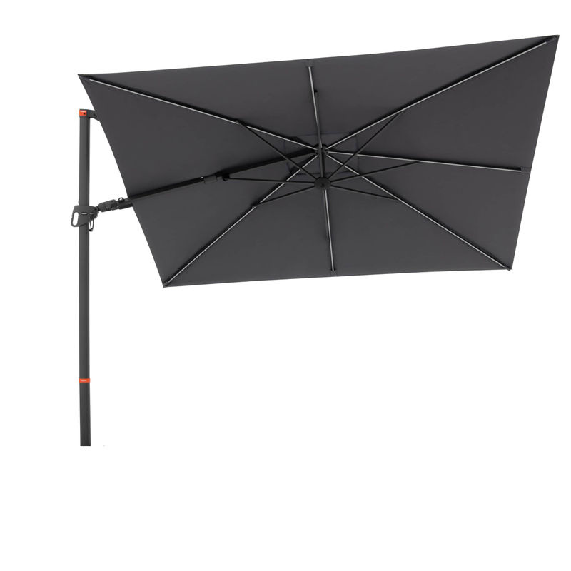 Doppler Ampelschirm myZone LED Pendel in Anthrazit mit Aluminiumgestell und Polyester-Gewebe, B/H: 300 x 250 cm - Bild 2
