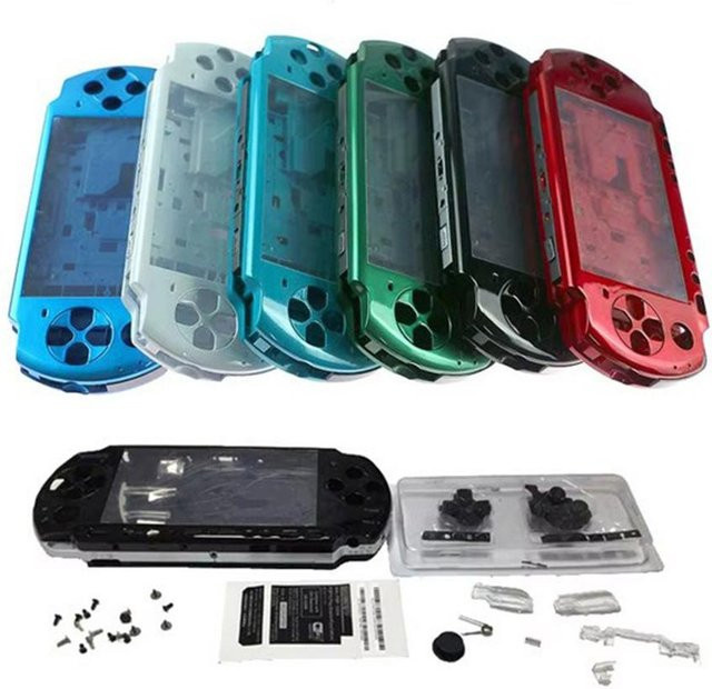 Sony PSP3000 Ersatzgehäuse Set mit Tasten-Kit und Schrauben für die Reparatur deiner Konsole - Bild 1