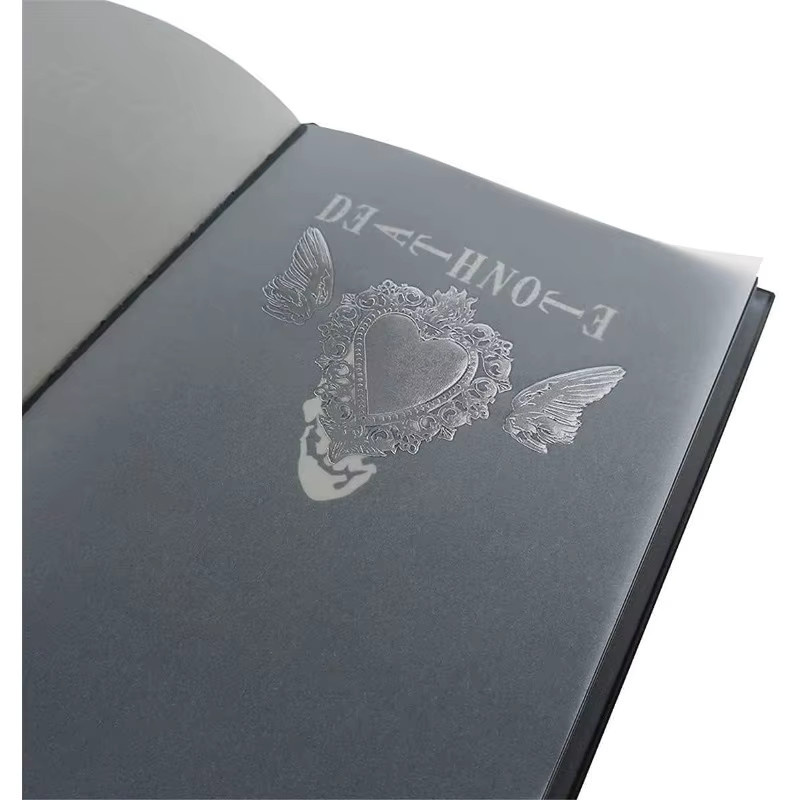 Death Note Anime Notizbuch mit Federstift in Schwarz aus Kunstleder mit Hardcover und linierten Seiten - Bild 1